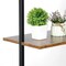 4 Tiers Industrial Wall Mount Iron Pipe Shelving Bookcase Storage .